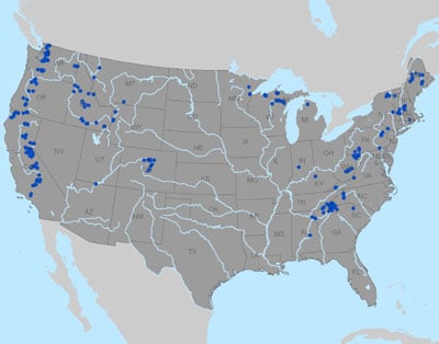 2004 River Issues Map