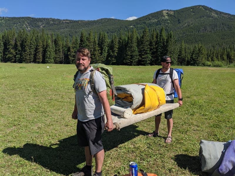 Schafer Meadows Airstrip, Put-In