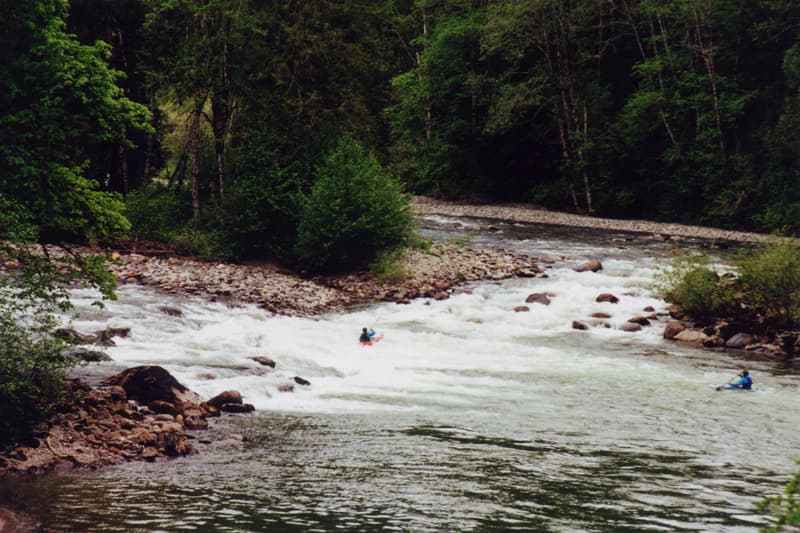 Mine Creek Rapid (aka First Island Drop)
