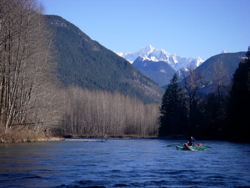 Eagle Float on the Skagit Wild and Scenic River
