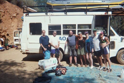 Best Raft Crew on the Middle Fork celebrates at the takeout.