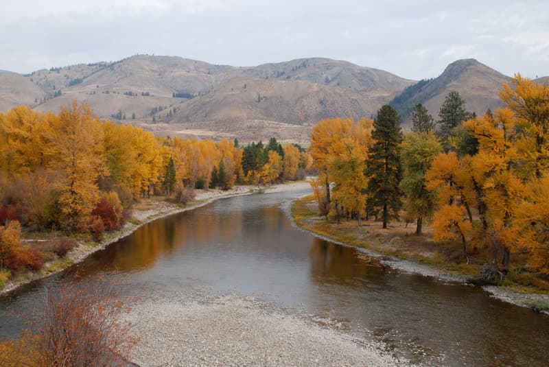 Methow River in Fall