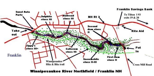 Winnipesaukee map