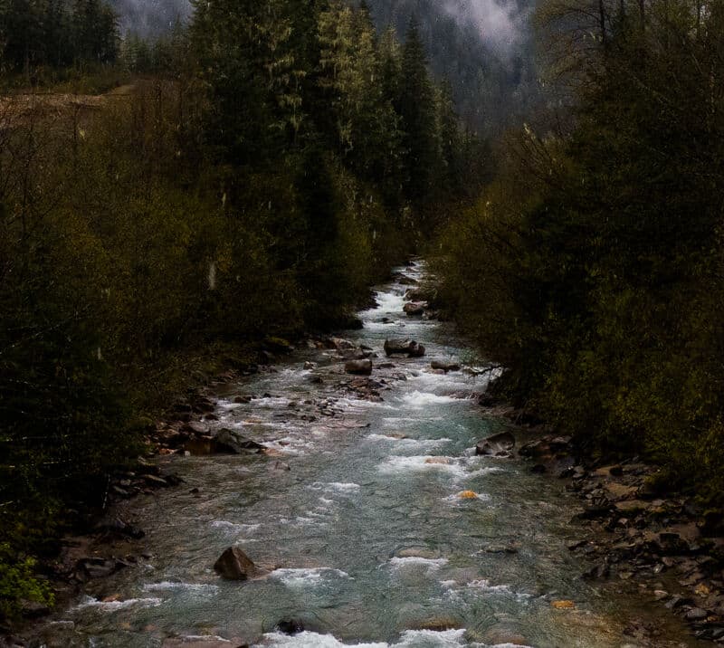 The Gorge somewhere between 100 and 150CFS 