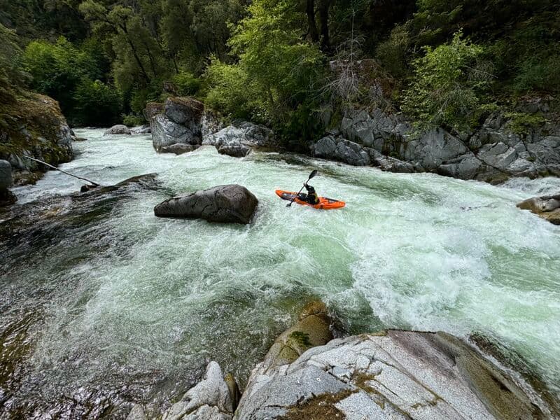 Wooley Creek at 3,300 cfs