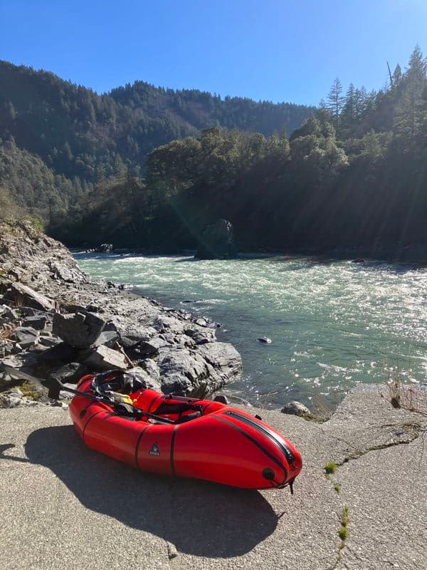 Solo packraft daytrip