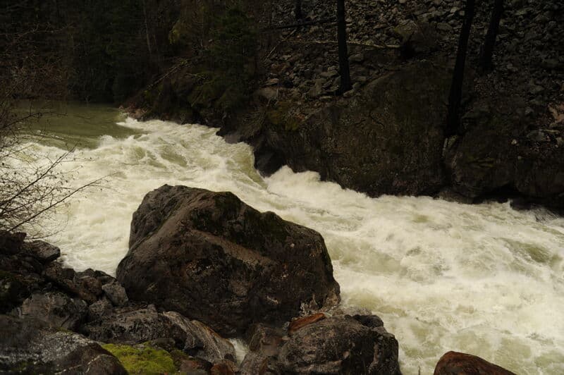 Highwater in the Skagit Gorge