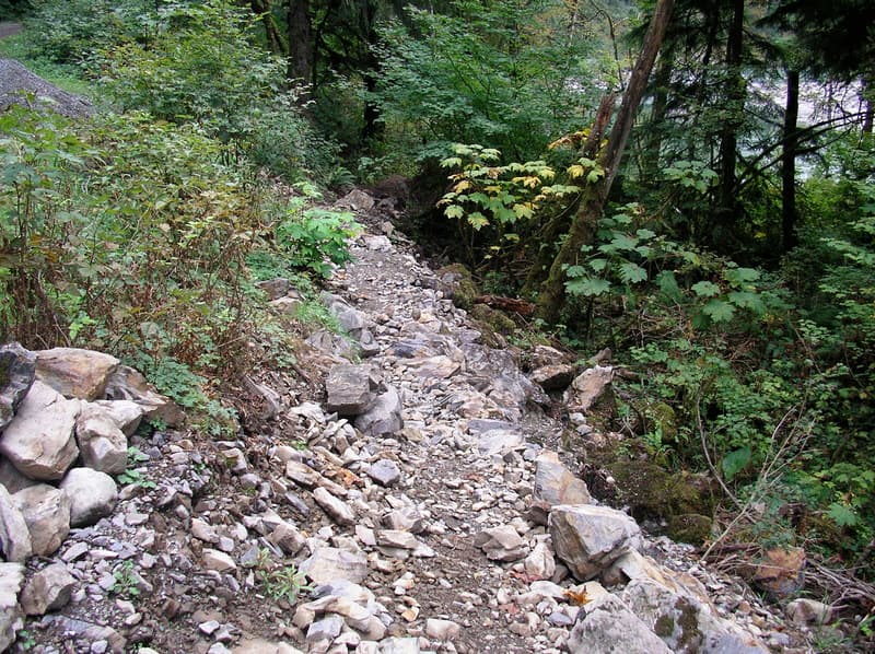 Mine Creek Trail Construction