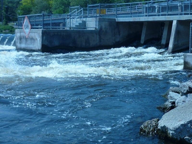 Indianford dam