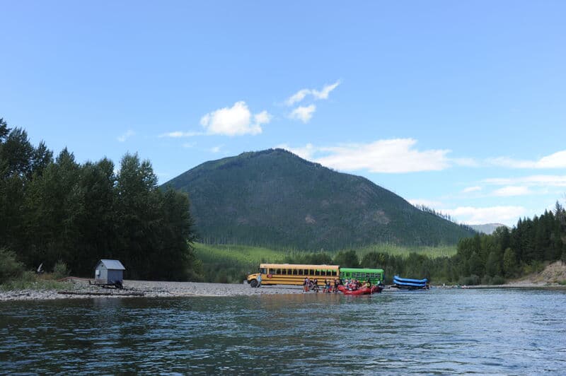 West Glacier, Take Out