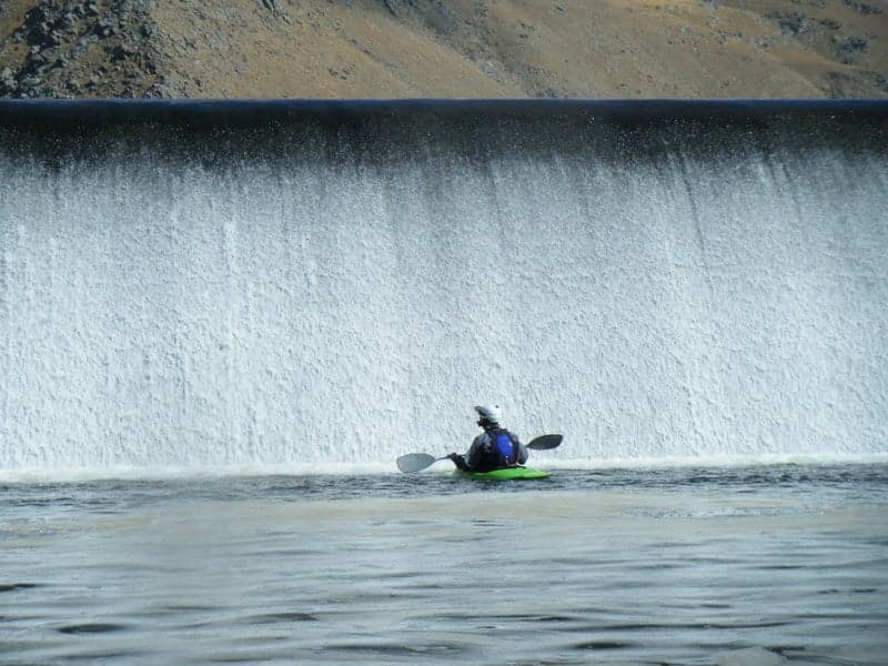 Portage at Dam