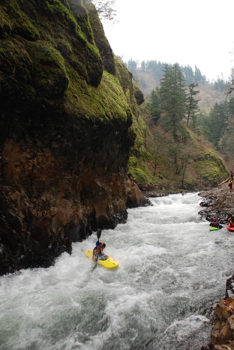 Celebratory Float Down the Restored Lower Gorge of the White Salmon