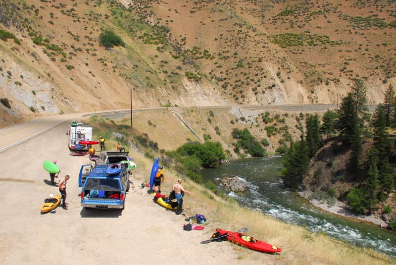 Kayaker Take-Out