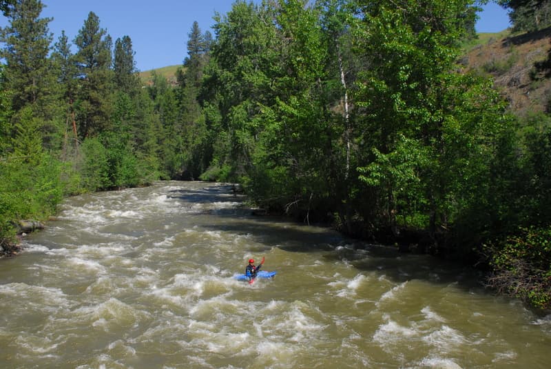 Spring Trip on the Twisp With Local Friends
