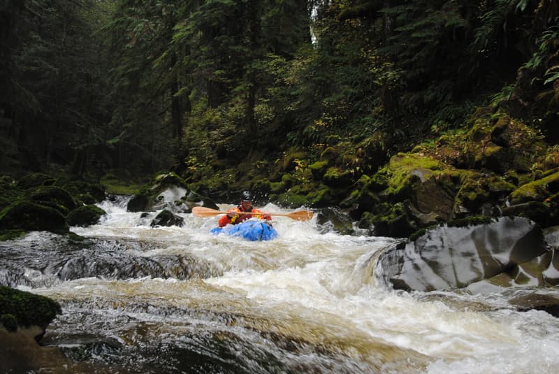 Packrafting Upper Matheny