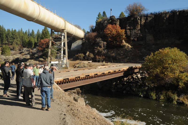 Field Tour of JC Boyle Dam and Klamath River downstream of the dam.