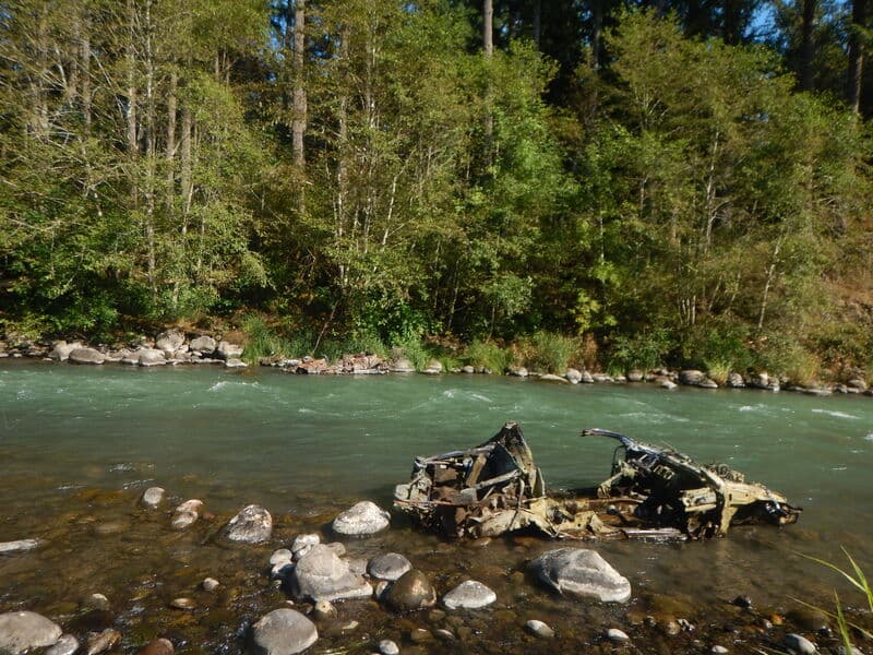 Cars in the River
