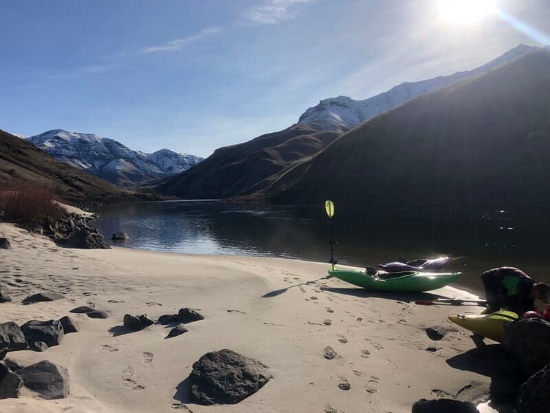 Winter on Lower Salmon
