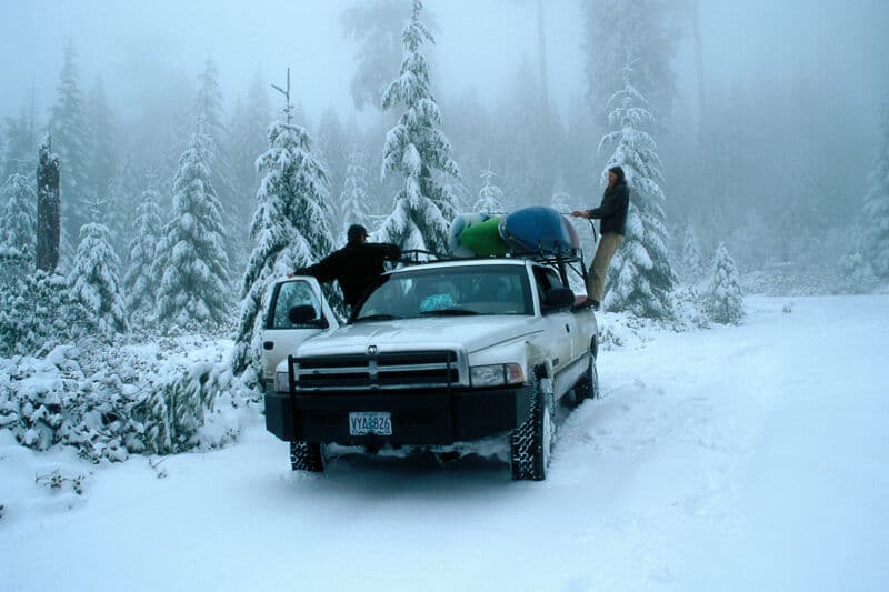 Getting to Diamond Creek circa 1998