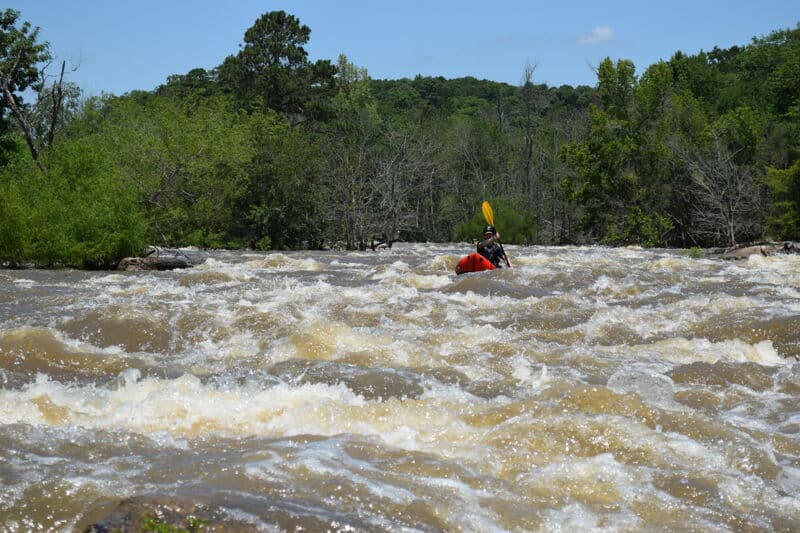 Paddling/Trail Mapping at High Flow