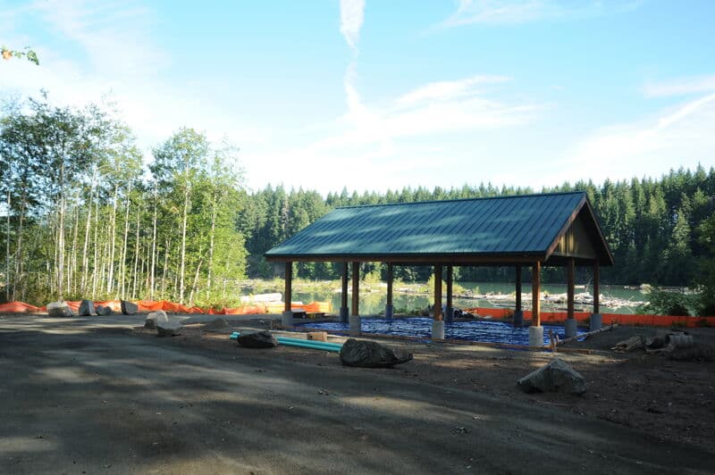 Cispus River Take-Out Construction