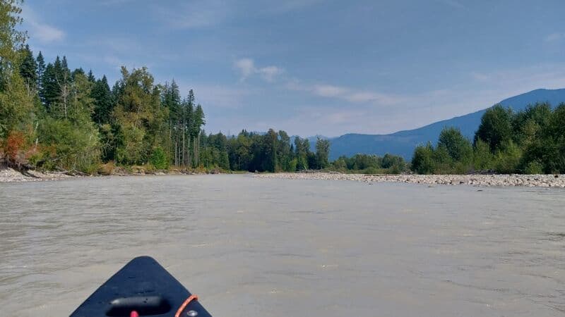 Late August low-flow canoe run