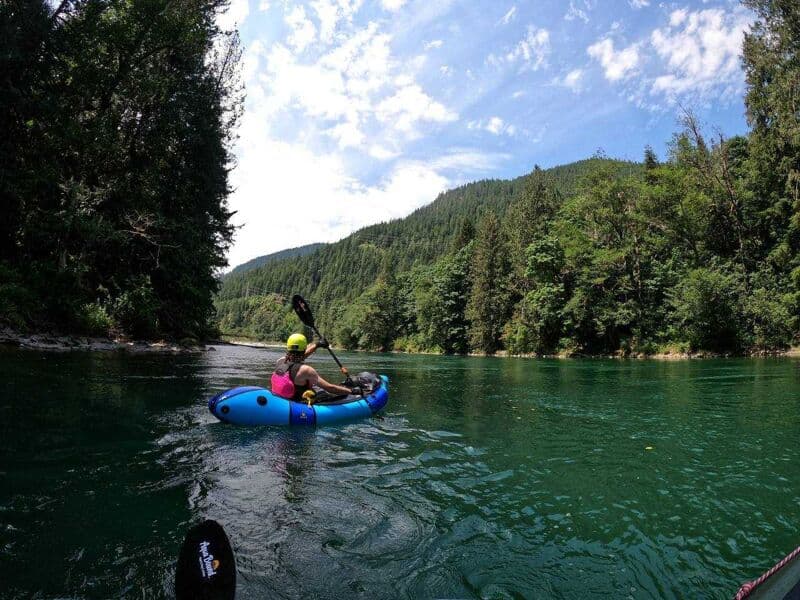 3 Packrafts on the Skagit