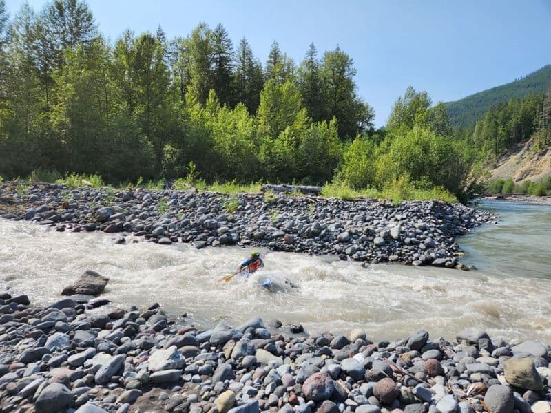 Final drop at the confluence 
