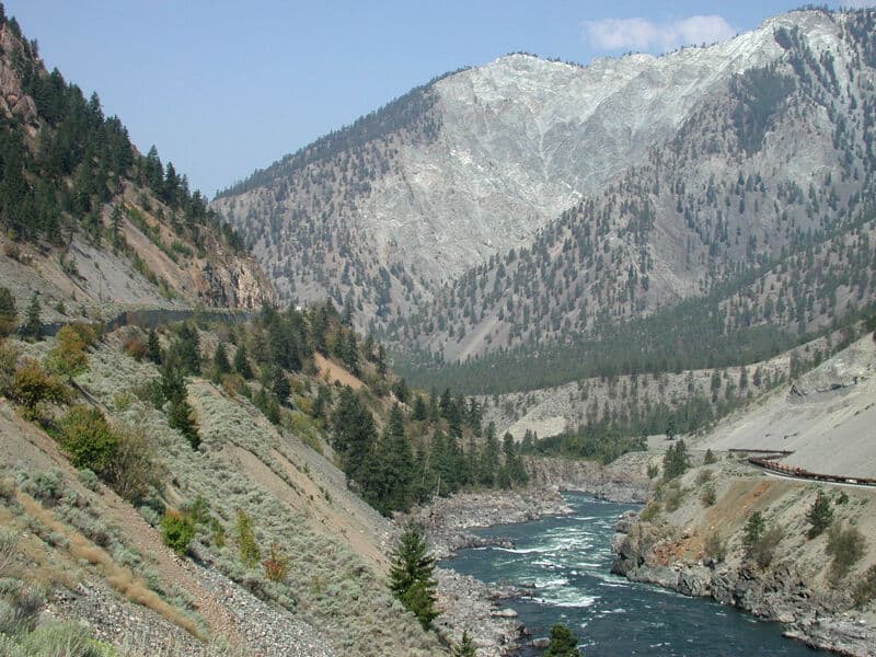 Late Summer Drive Through Thompson River Canyon