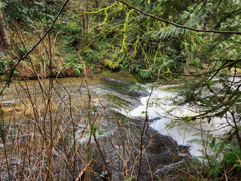 Slide after the confluence