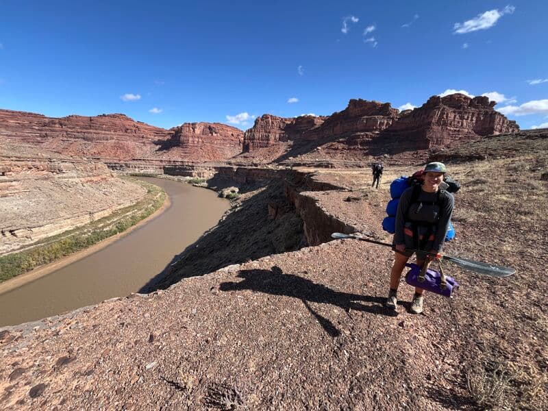 Cutting out the flat water by hiking in with packrafts.  