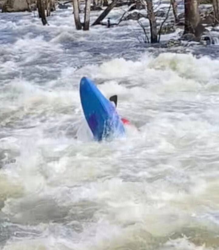 Video of running of Island Rapids on 12/23/24