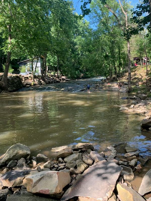 Vacationed Next to the Creek