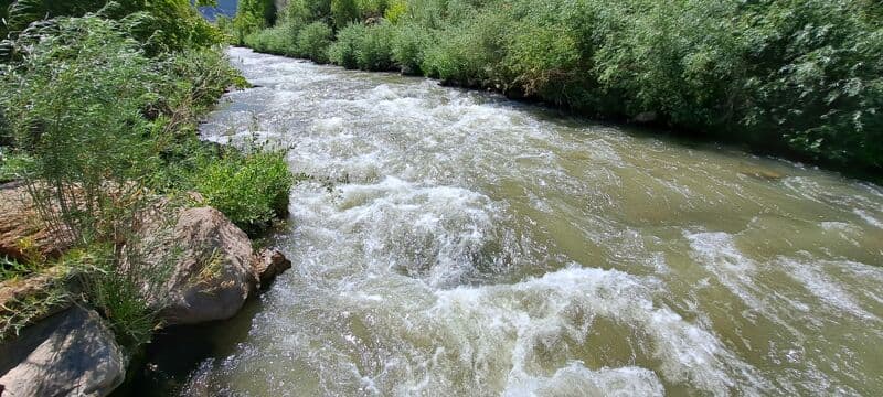 Same great river after record spring snowmelt