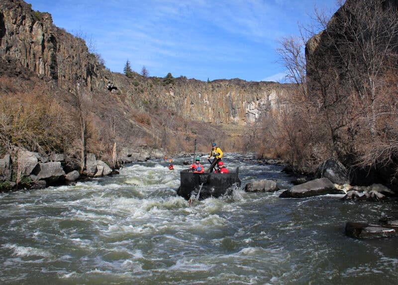 Challenging Sweep Boat Run