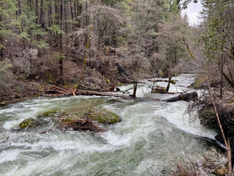 EF SF Salmon at 17,000 cfs on Somes Bar gage