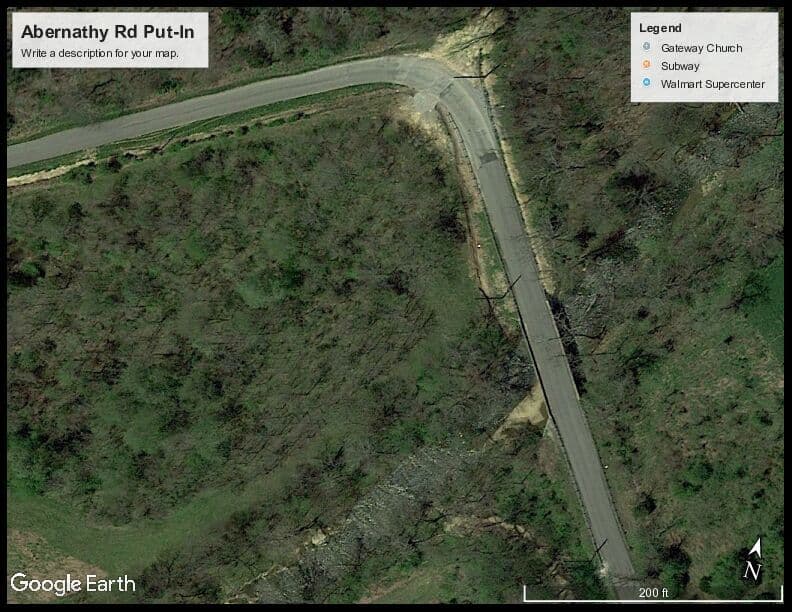 Abernathy Rd Put-in