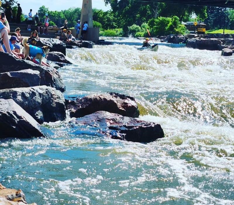 Put In - First Section of Rapids - Hep A and Hep B