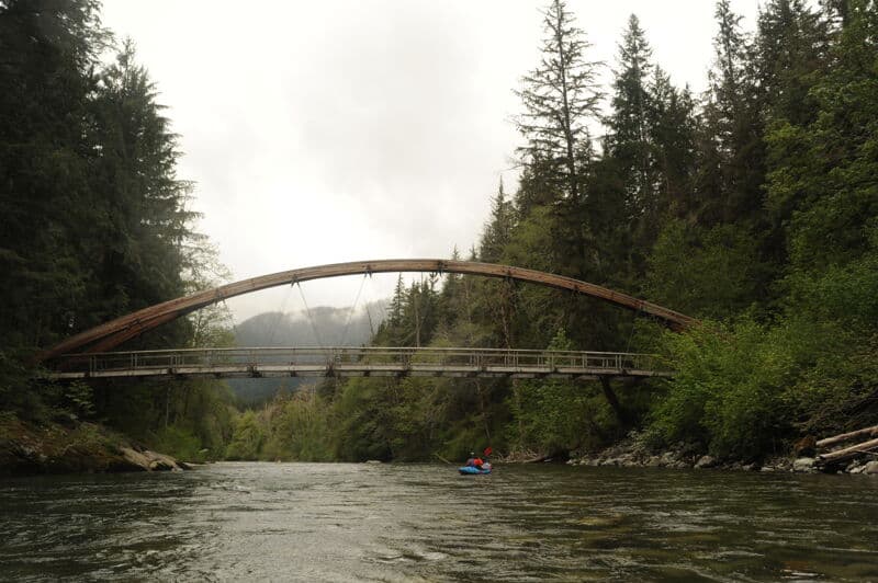 Middle Fork Trailhead Arch Bridge