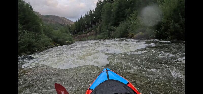 Packrafted @1000 CFS