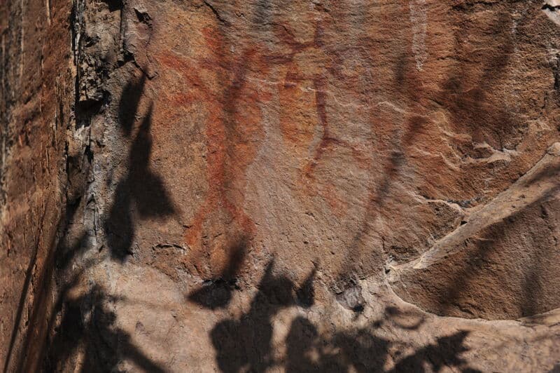 Shorts Bar Pictographs - start of Green Canyon