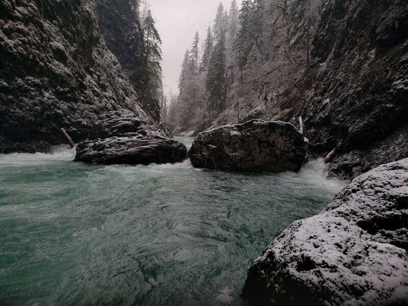 Bad wood - first rapid of second gorge