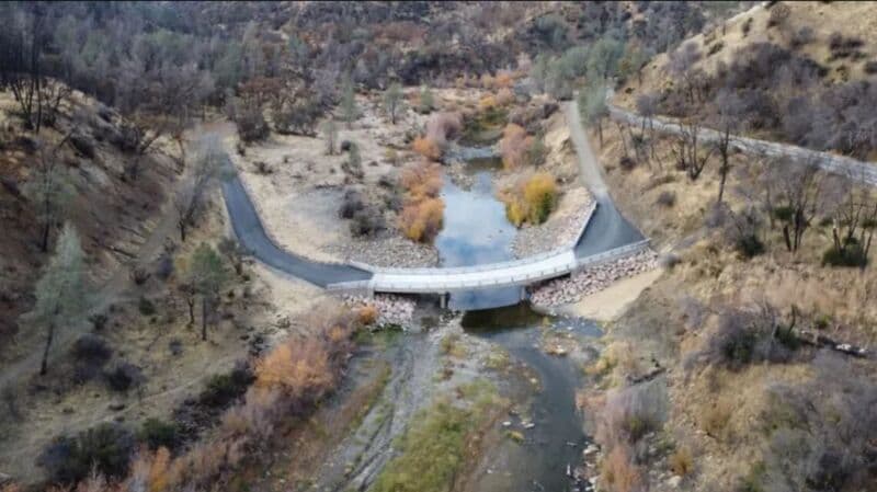 Low Water Bridge Removed + Replaced