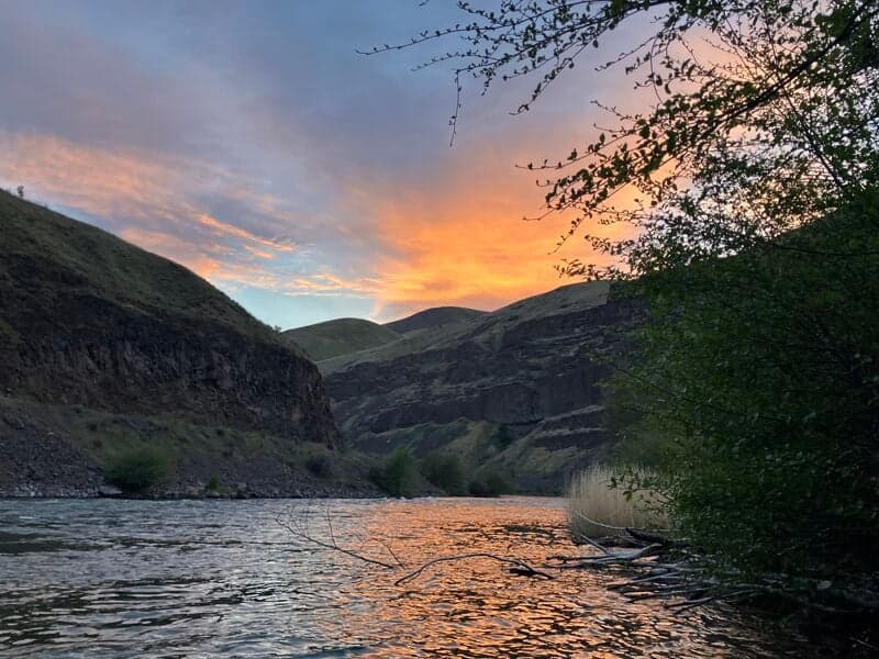 Perfect solo rafting trip