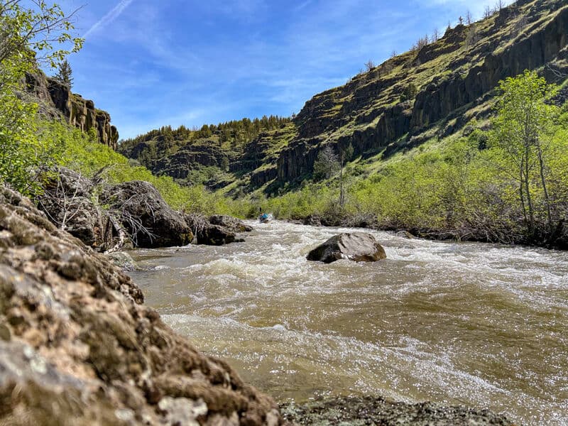Go when there is flow, even if it's low.