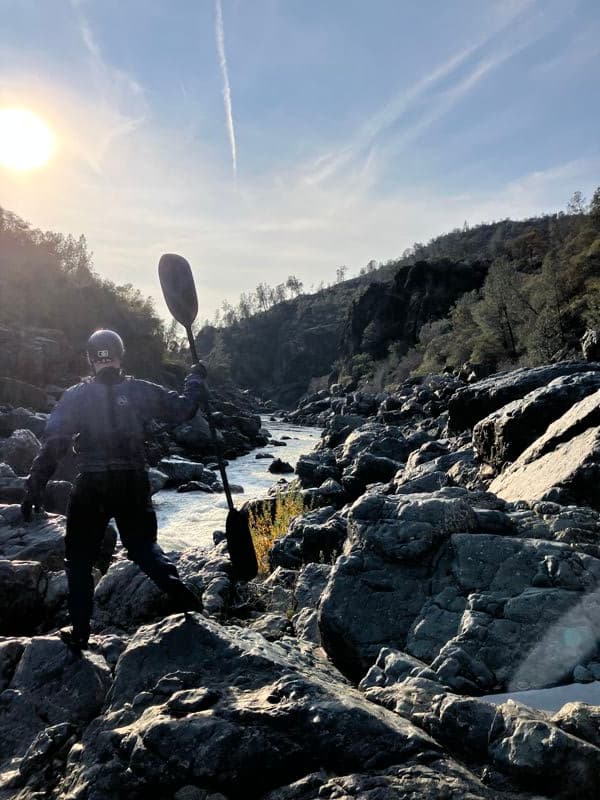 Packraft-friendly winter run but No Trespassing issues remain