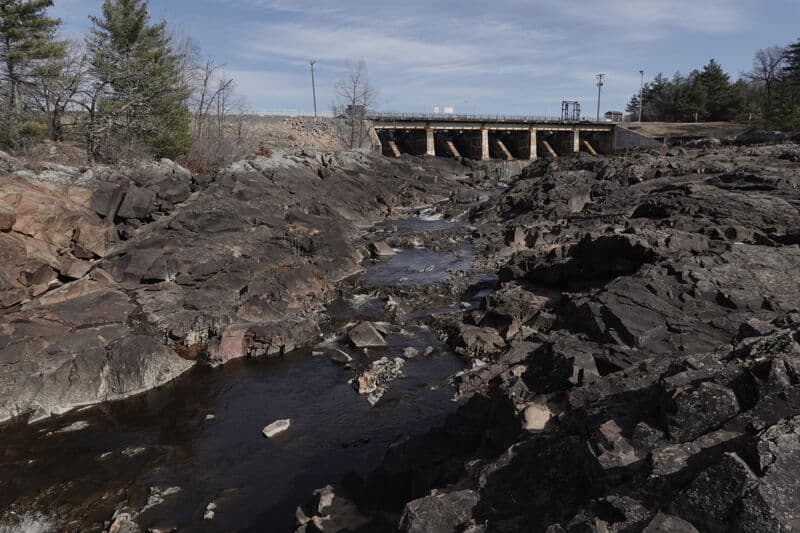 Hatfield Dam (1290 sq.mi. drainage)