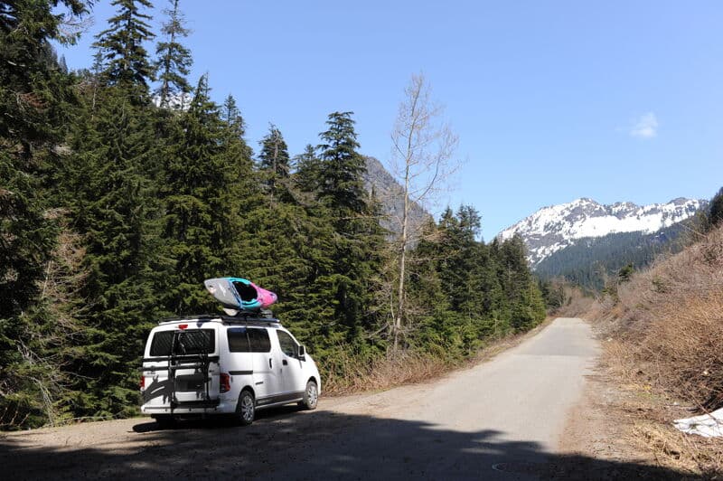 Forest Road 58 Access Above Franklin Falls
