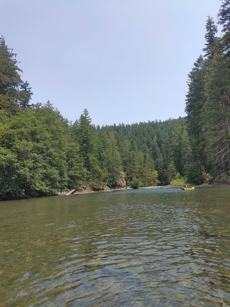 Two Packrafts on the Cowlitz