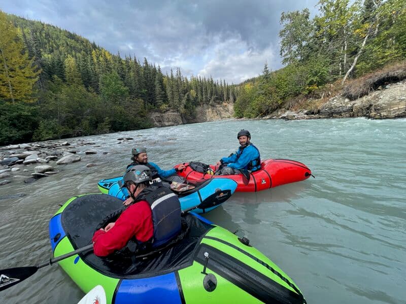 Packraft daytrip from Eightmile